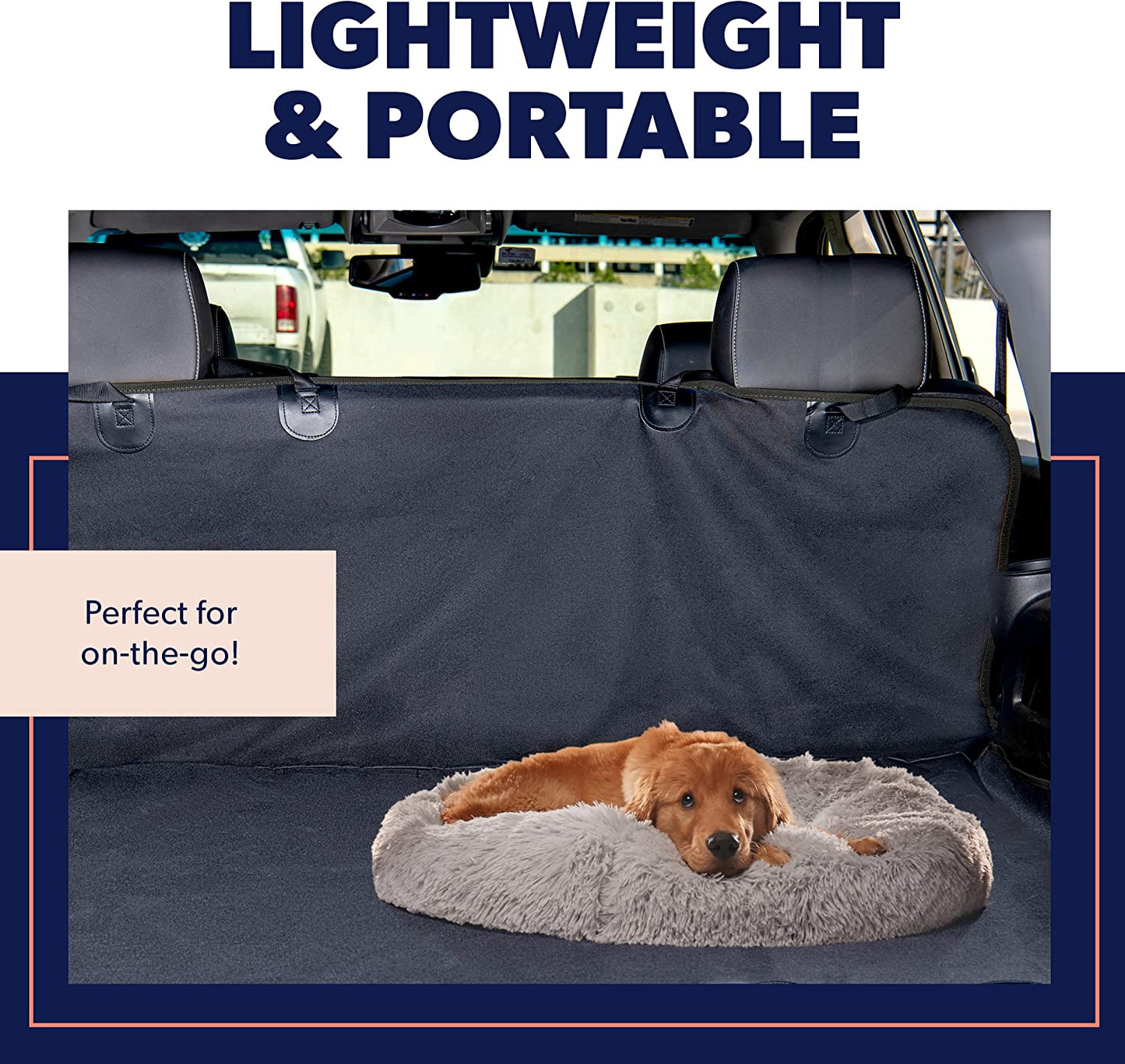 Large Dog Bed, Calming Orthopedic Pet Bedding for Anxiety Relief, Joint Support & Comfort, Washable Dog Furniture, S 25Lbs, Light Grey