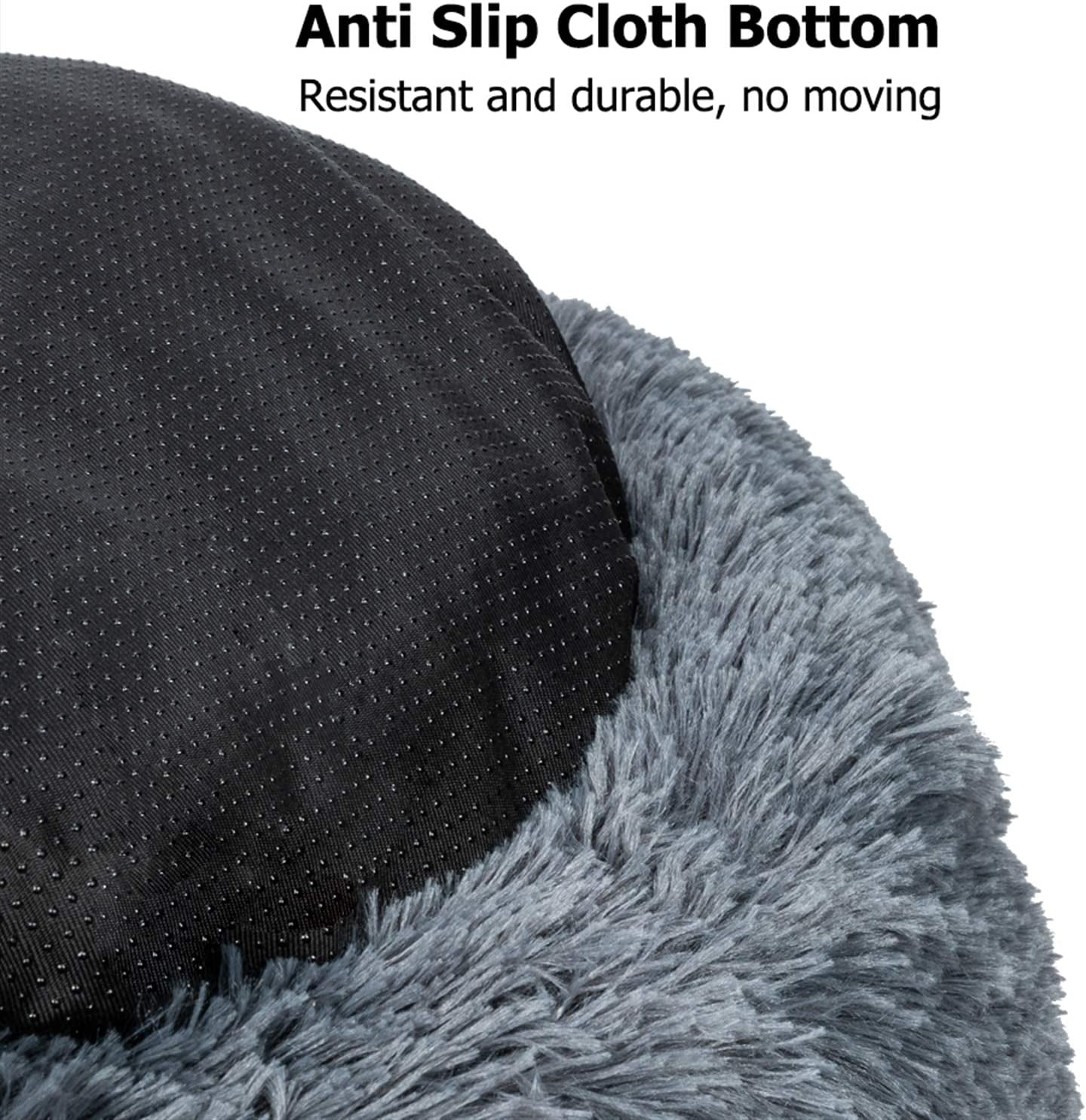 Dog Bed, Dog Beds for Medium Dogs, Small Outdoor Dog Beds, Washable Dog Bed and Cat Bed, Faux Fur Pet Bed, Anti-Slip Dog Bed Cat Bed (X-Large 32’’X32’’)
