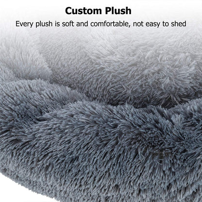 Dog Bed, Dog Beds for Medium Dogs, Small Outdoor Dog Beds, Washable Dog Bed and Cat Bed, Faux Fur Pet Bed, Anti-Slip Dog Bed Cat Bed (X-Large 32’’X32’’)