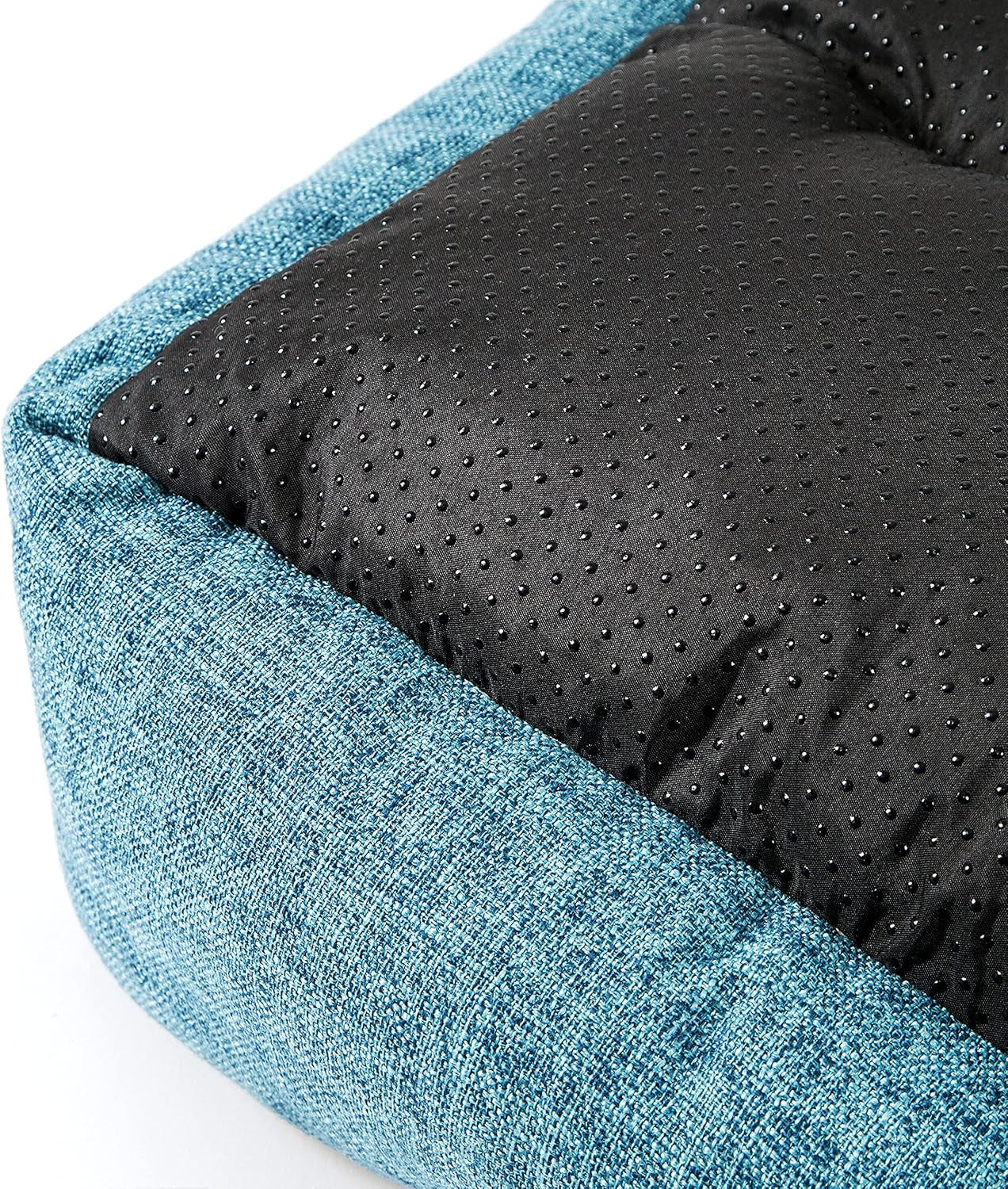 Square Dog Bed 30X24 Inches Blue Sleeping Bed Pet Bed Pet Supplies Ultra Soft Anti-Slip and Durable Bed, Cushing for Medium Dogs